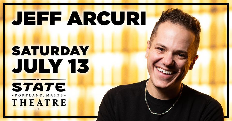 Jeff Arcuri - Two Shows - 7pm SOLD OUT