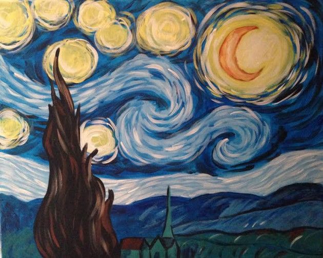 \u201cThe Starry Night" In-Studio Paint Party!