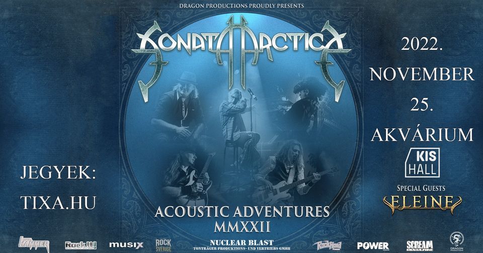 SONATA ARCTICA - Acoustic Adventures 2022 - Budapest