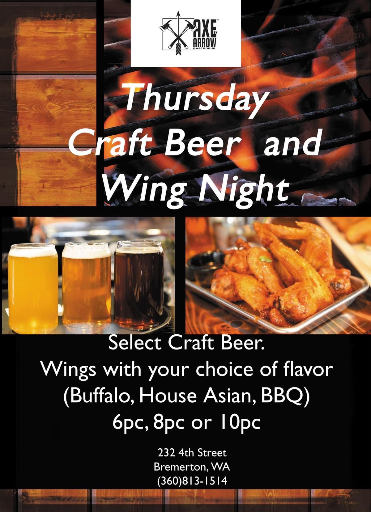 Thursday Craft Beer and Wing Night 