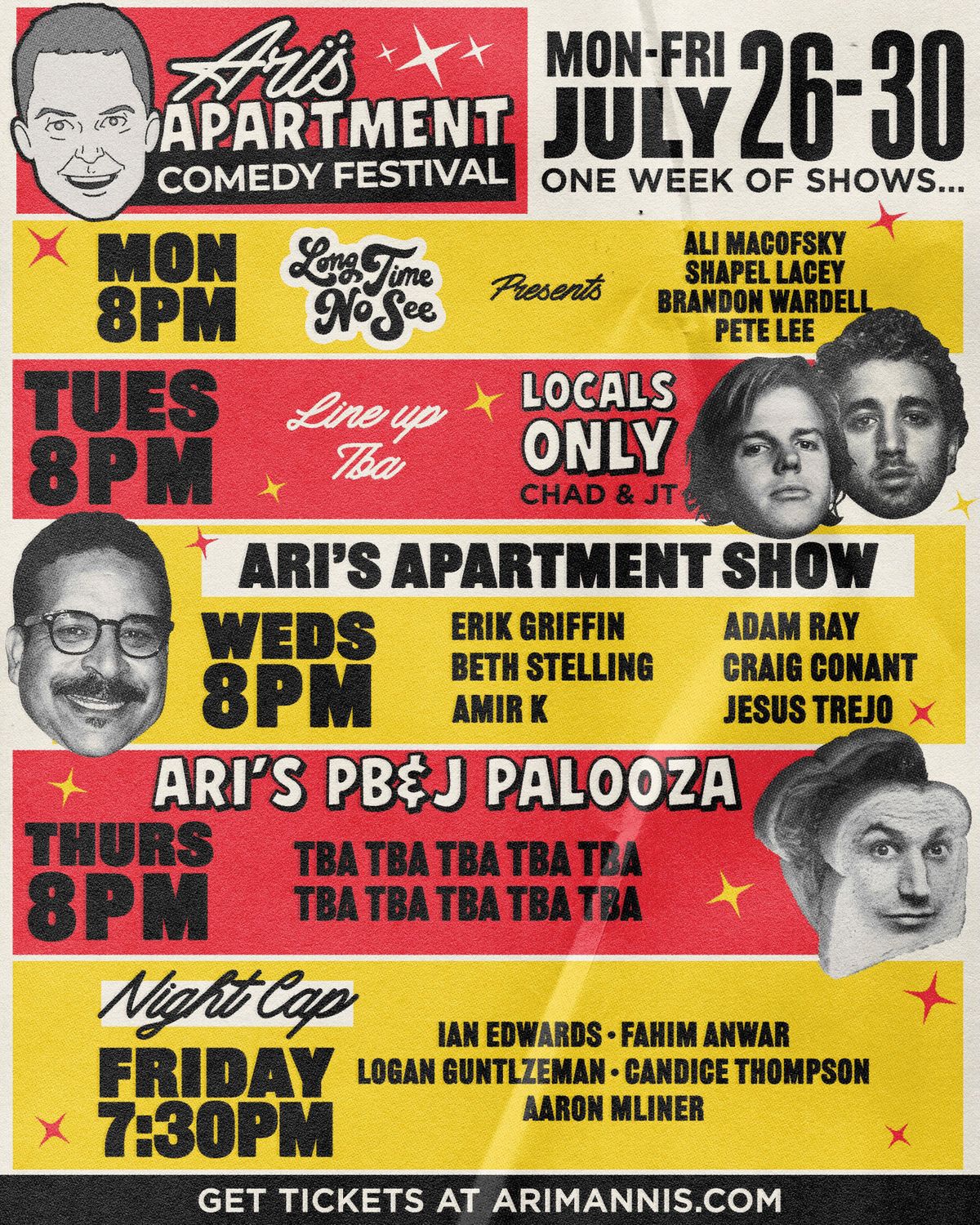 Ari's Apartment Comedy Festival
