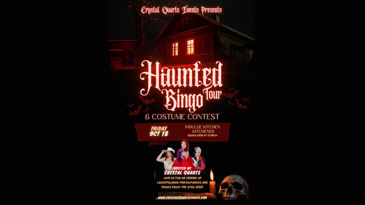 Haunted Bingo Tour- Indulge Kitchen- Kitchener