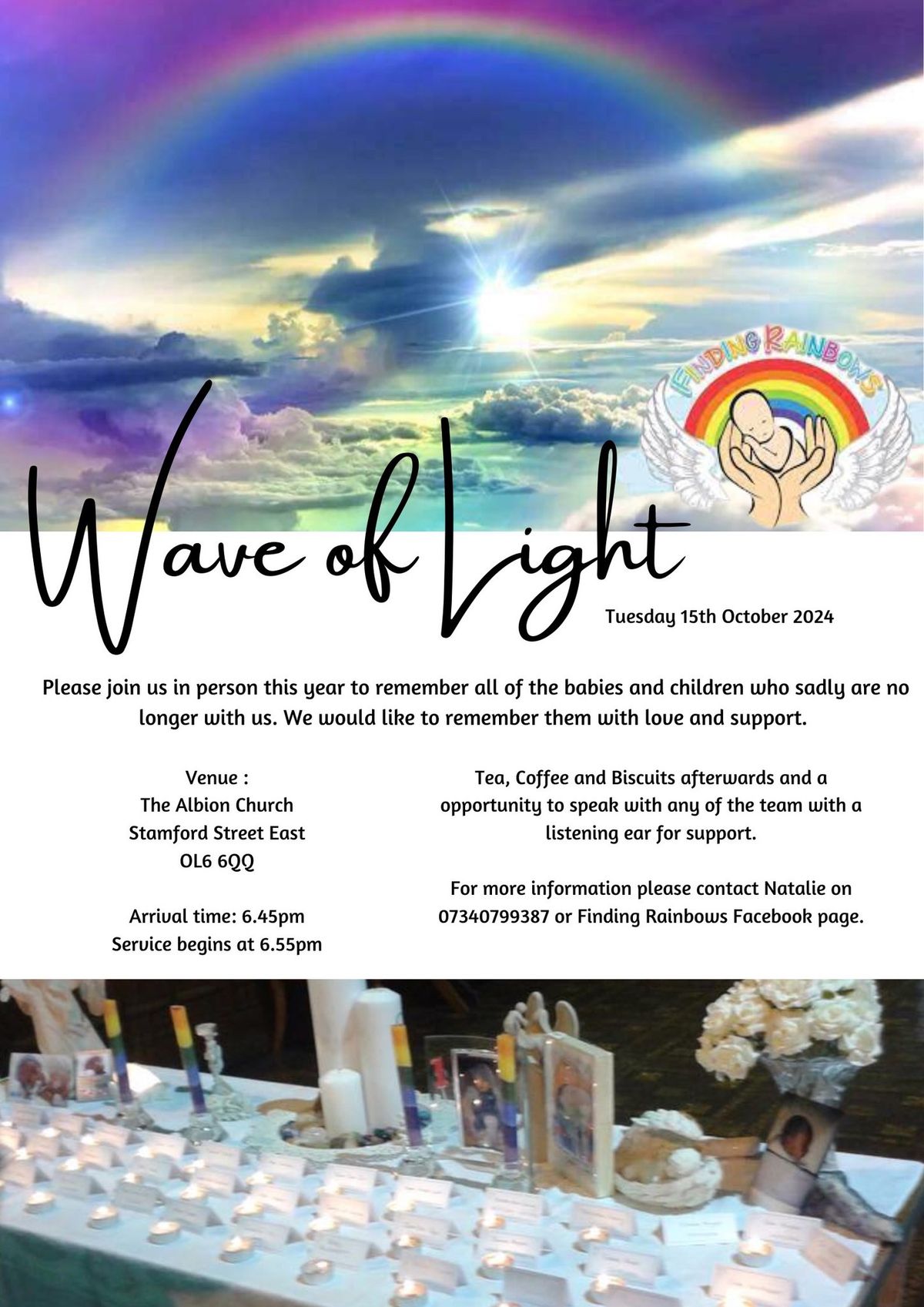 Wave of light remembrance service 