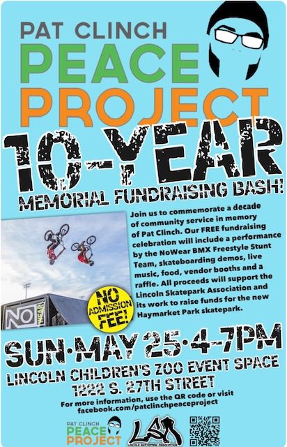 Pat Clinch Peace Project 10-Year Memorial Fundraiser