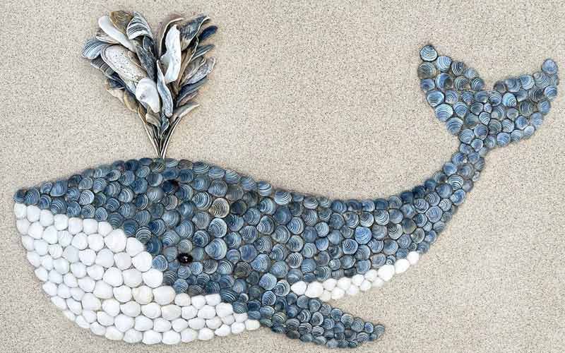 Crazy Crafters - shell art 