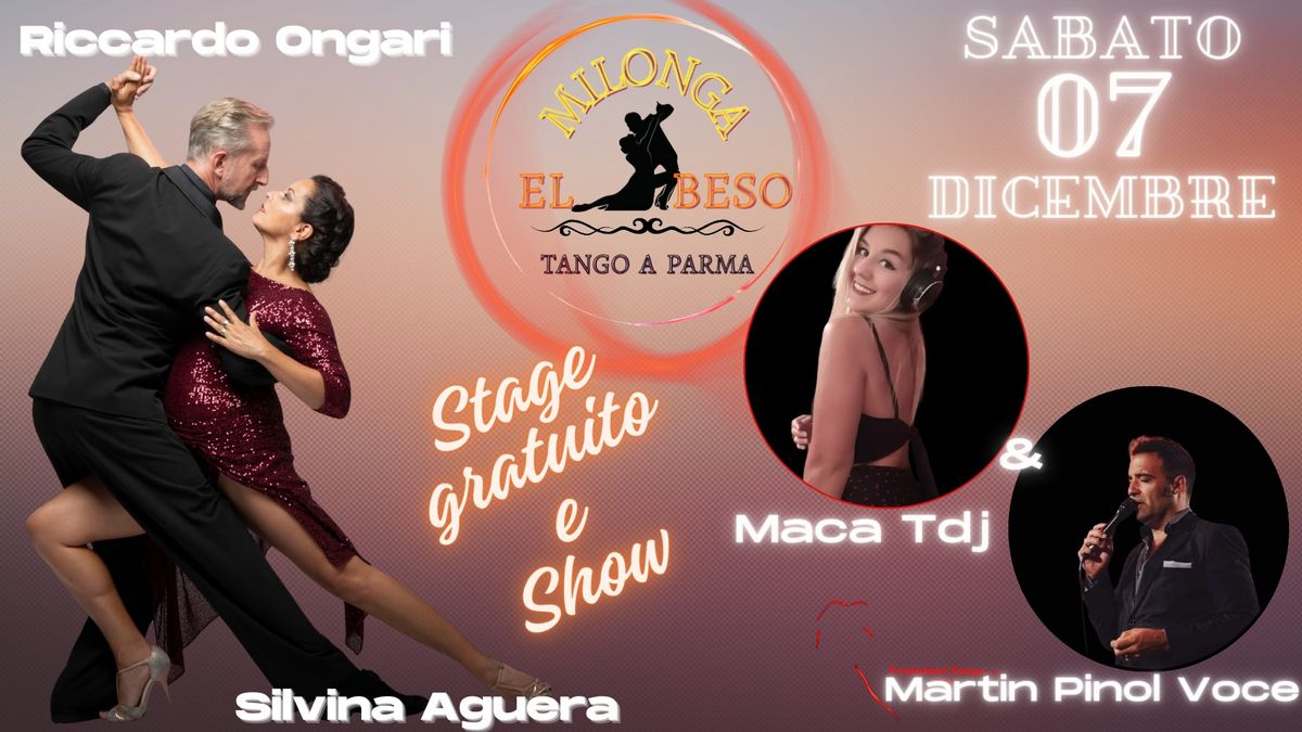 Milonga El Beso con Silvina Aguera e Riccardo Ongari Tdj Maca & Martin Pinol Cantor