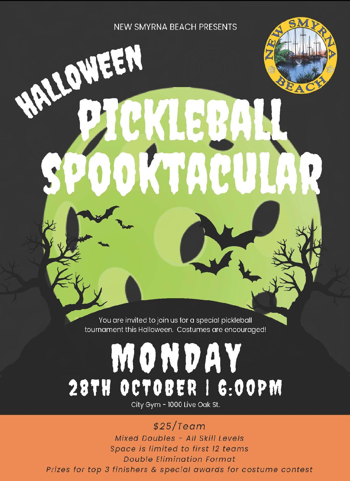 Halloween Pickleball Spooktacular 