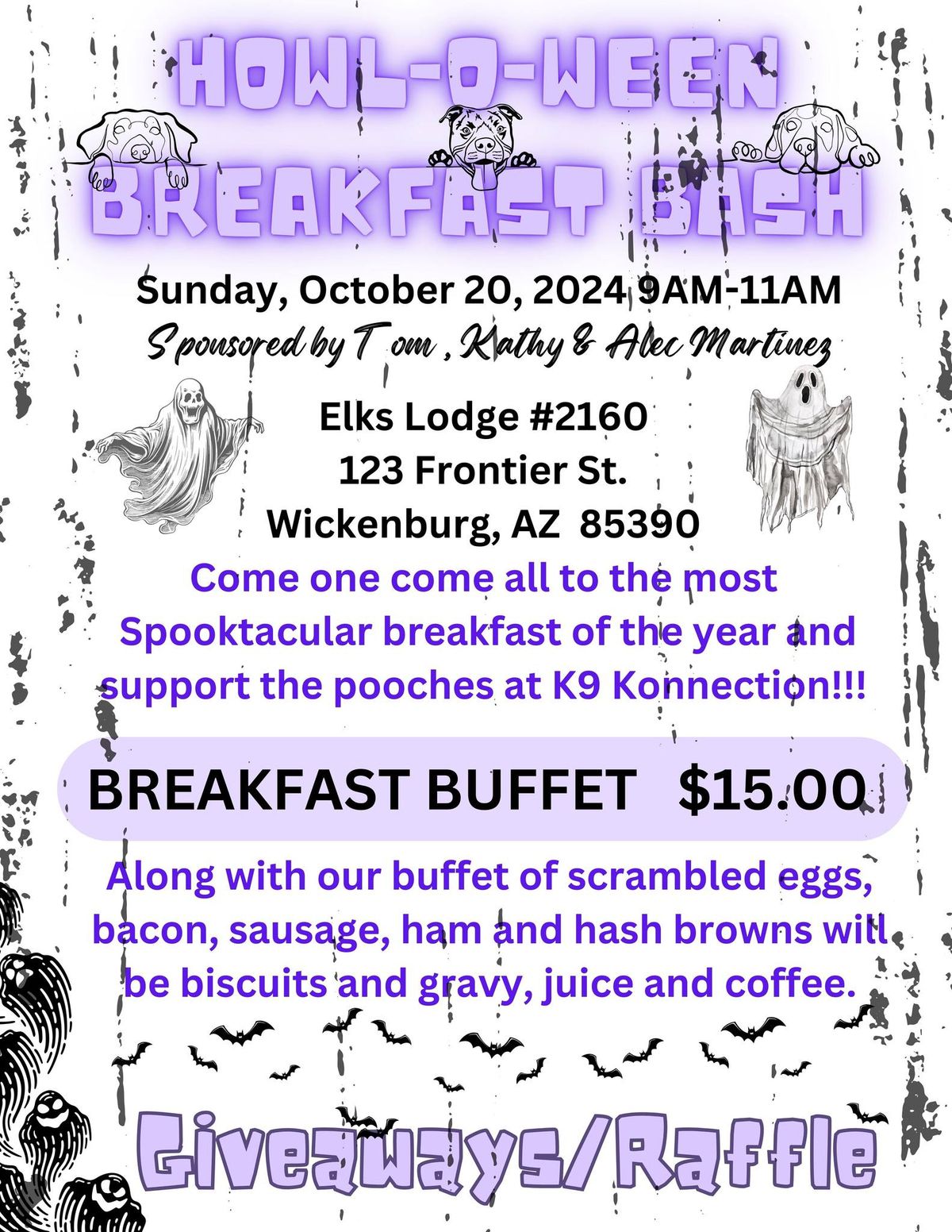 Howl-O-Ween Breakfast Party