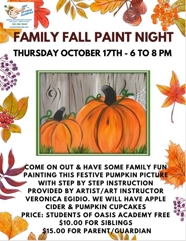 Family Fall Paint NIght