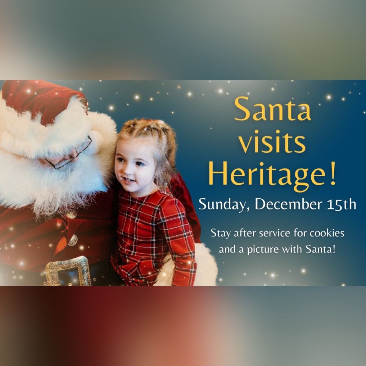 Santa Visits Heritage 