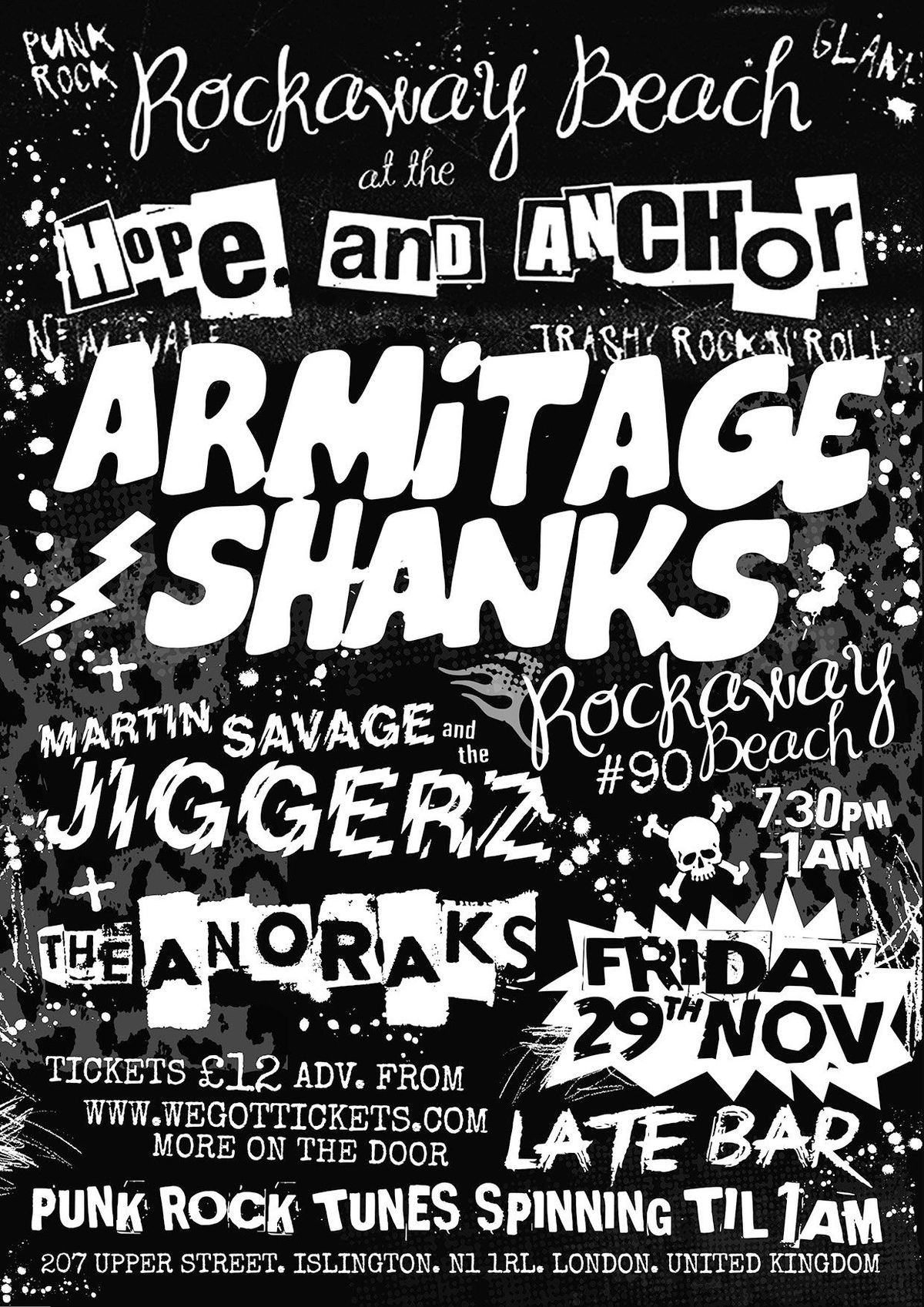 Rockaway Beach #90 Armitage Shanks, Martin Savage and the Jiggers, The Anoraks