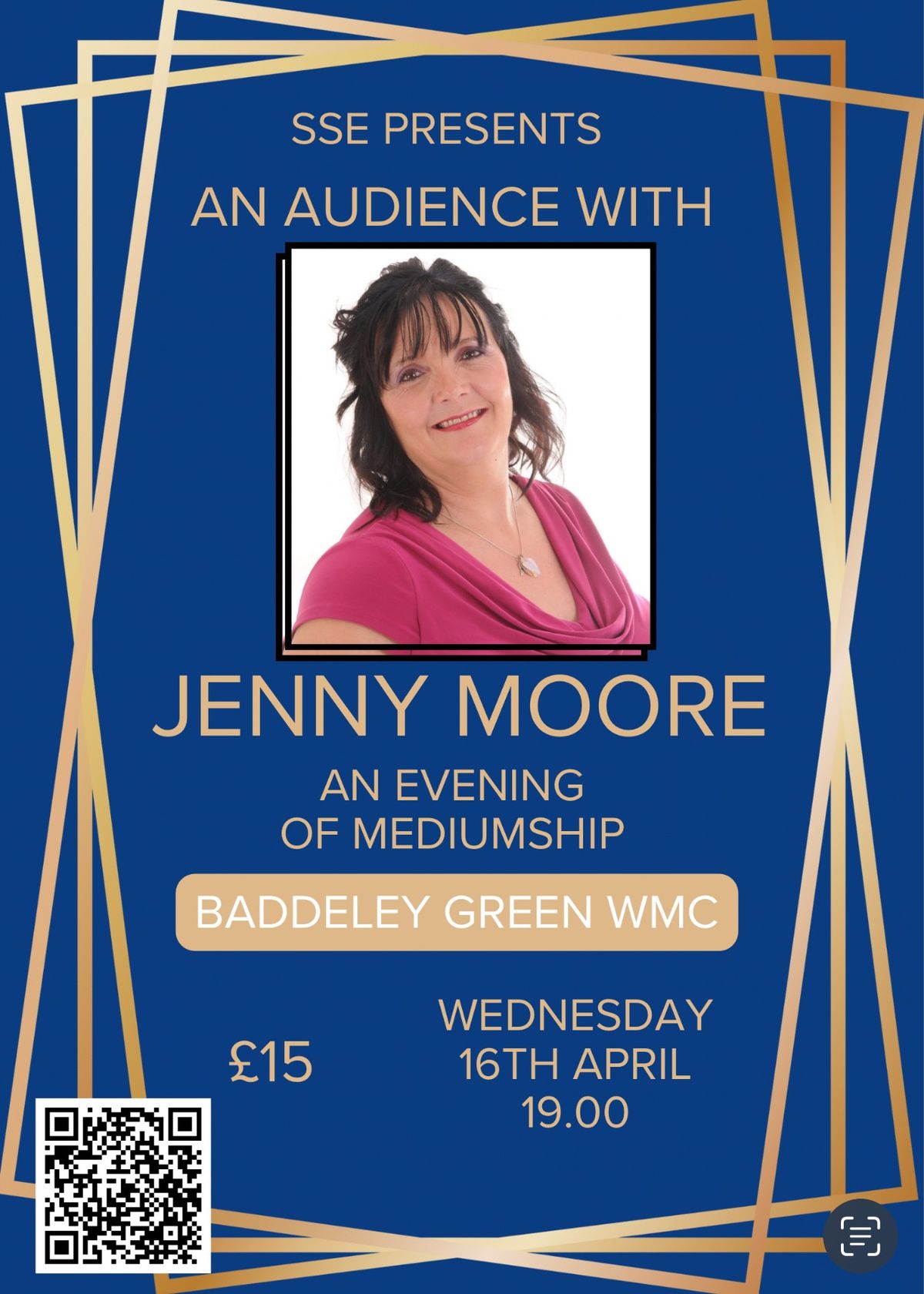 SSE PRESENT AN EVENING WITH JENNY MOORE