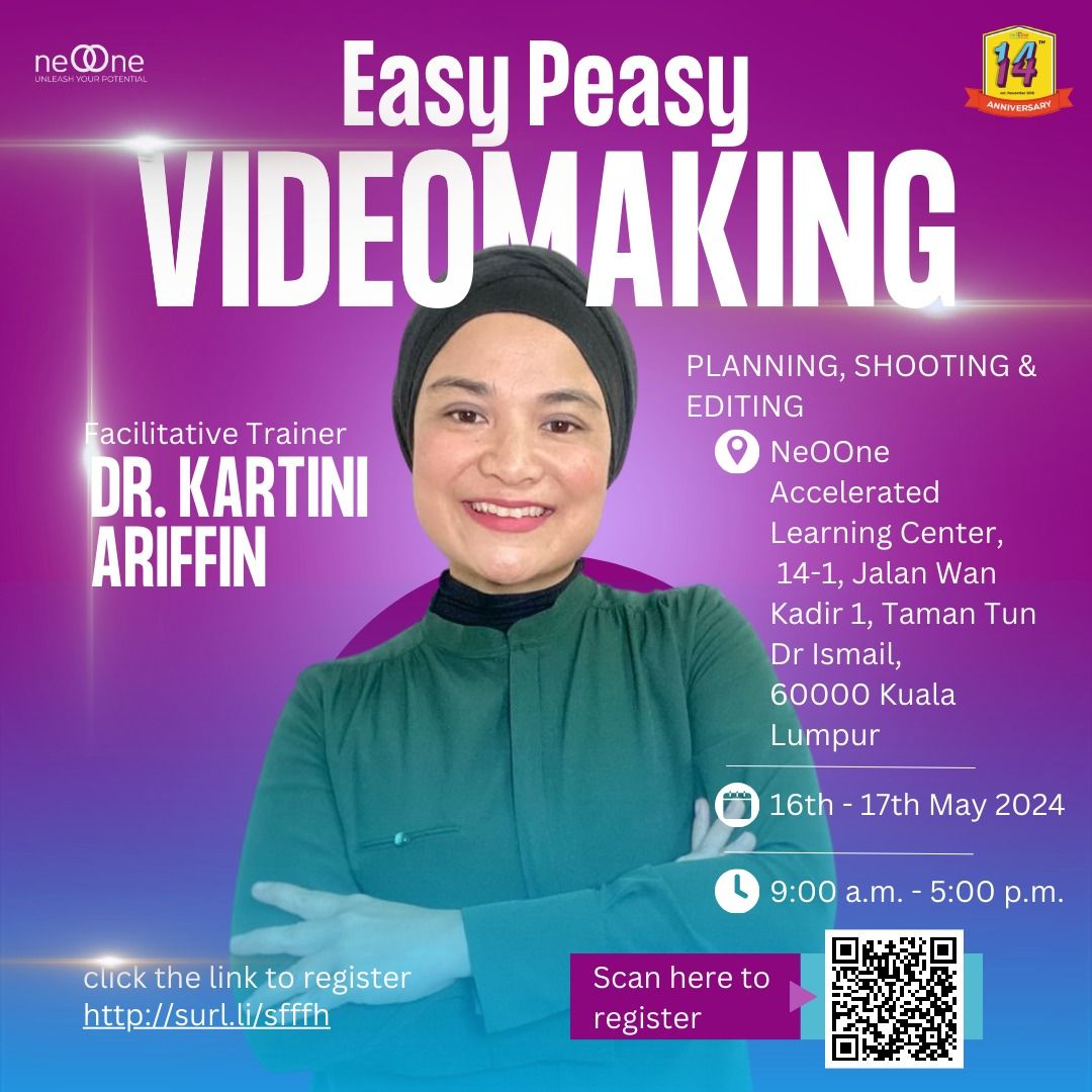 Easy Peasy Video Making with Dr Kartini Ariffin