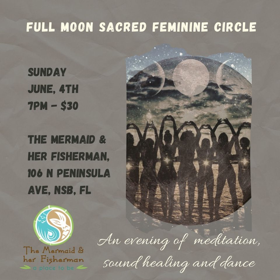 June Full Moon Ceremony , The Mermaid and Her Fisherman, New Smyrna