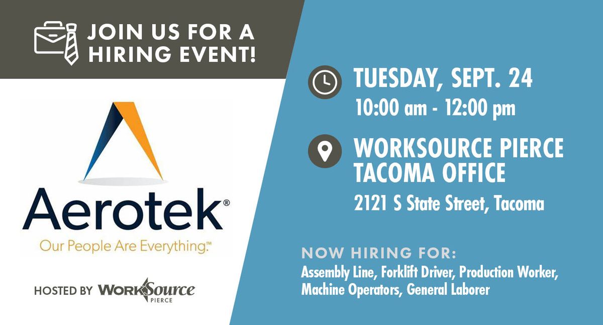 Aerotek Hiring Event