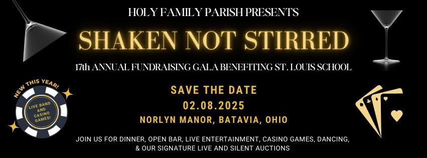 St. Louis School - Shaken not Stirred Auction Gala