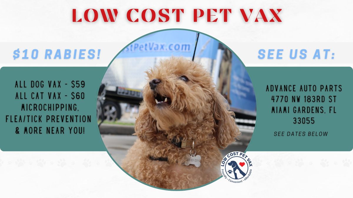 Miami Gardens Low Cost Pet Shots (NW 183rd)