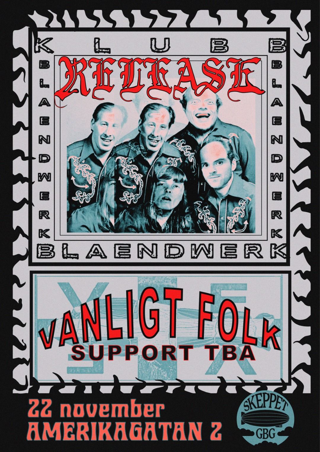 VANLIGT FOLK (RELEASE)  + Support TBA