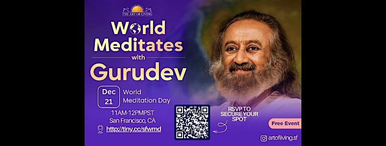 Celebrate World Meditation Day on 21st December!