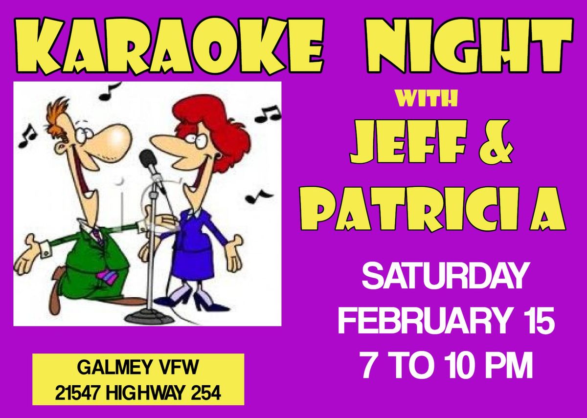 KARAOKE NIGHT WITH JEFF & PATRICIA