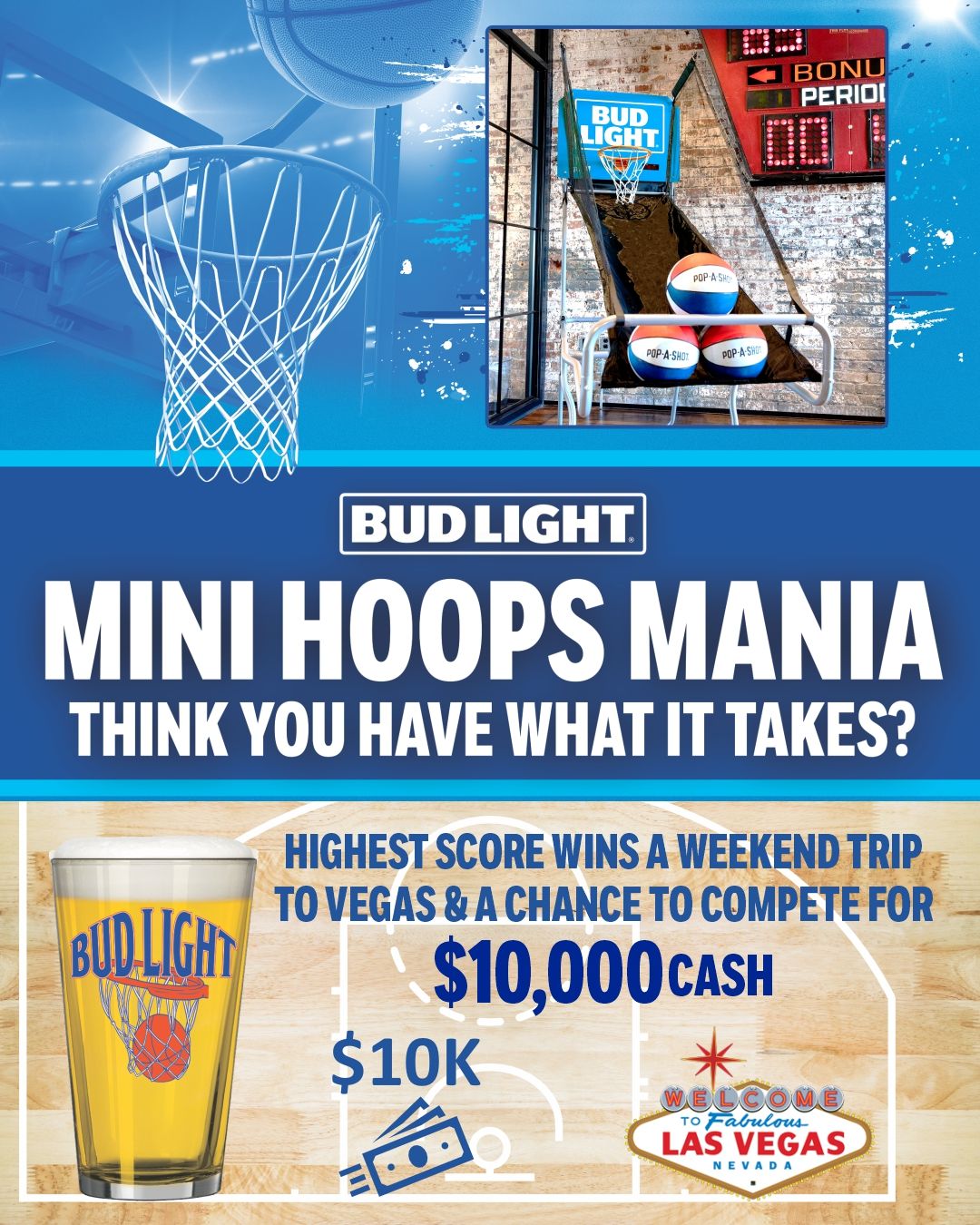 Bud Light Mini Hoops Mania Challenge 