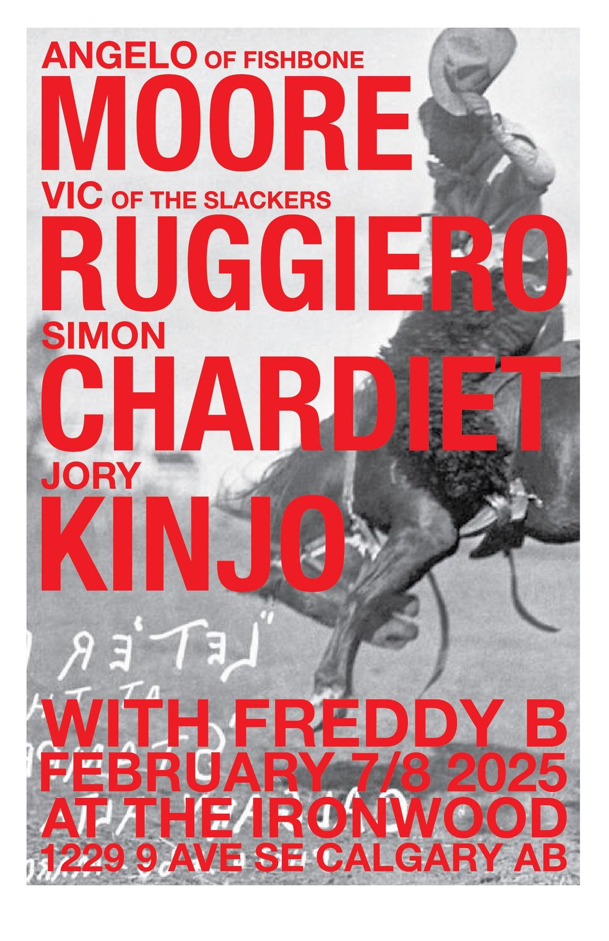 Angelo Moore (FISHBONE) & Vic Ruggiero (THE SLACKERS) & Simon Chardiet (NYC) & Jory Kinjo LIVE