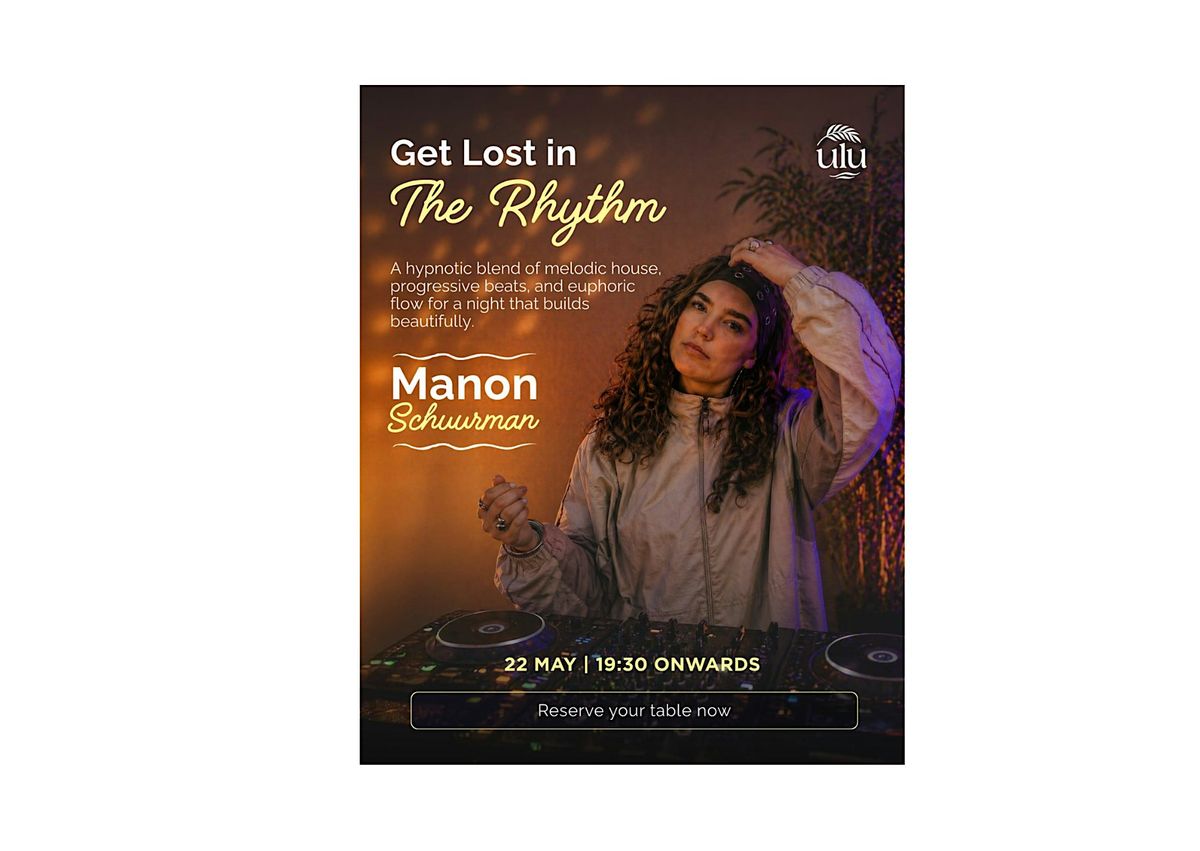 DJ Manon Takes over ULU Bar!! Reserve your free spot now!!