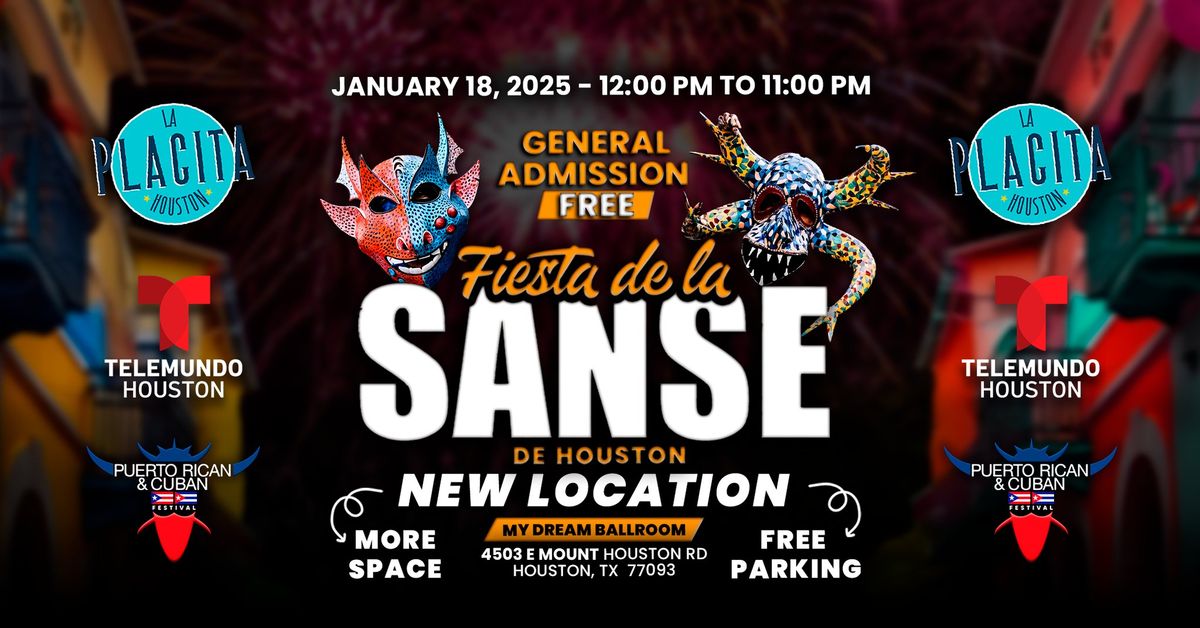 Fiesta de la Sanse with La Placita Houston: New Location & Free Parking!