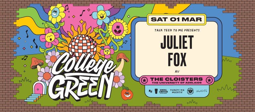 JULIET FOX - Open Air w\/ Jack Mason + Offparr + Repeat Offenders + Stefan Mittiga (18+)