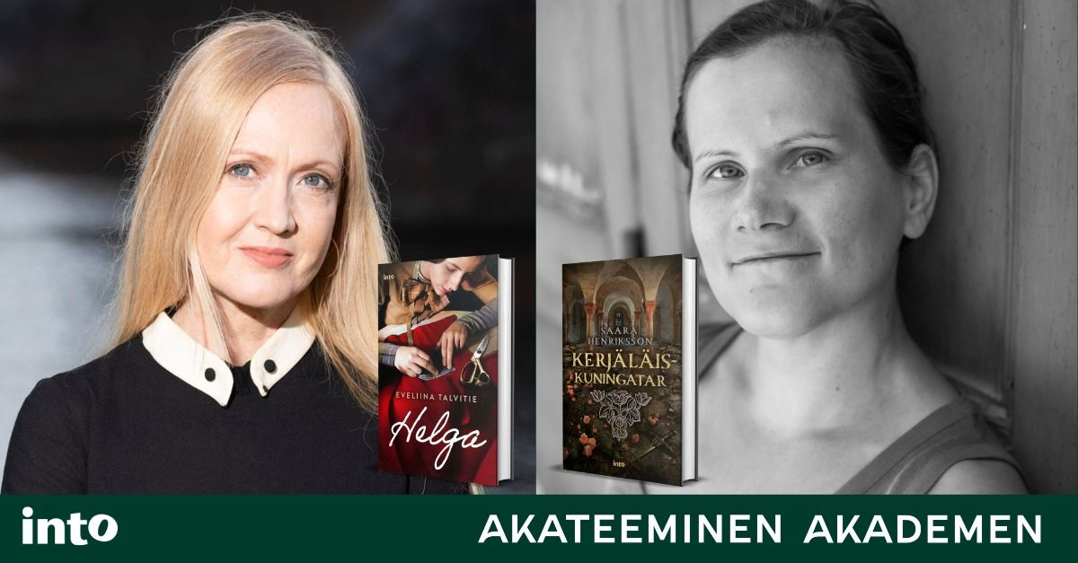 Akateemisen Kohtaamispaikalla Eveliina Talvitie ja Saara Henriksson