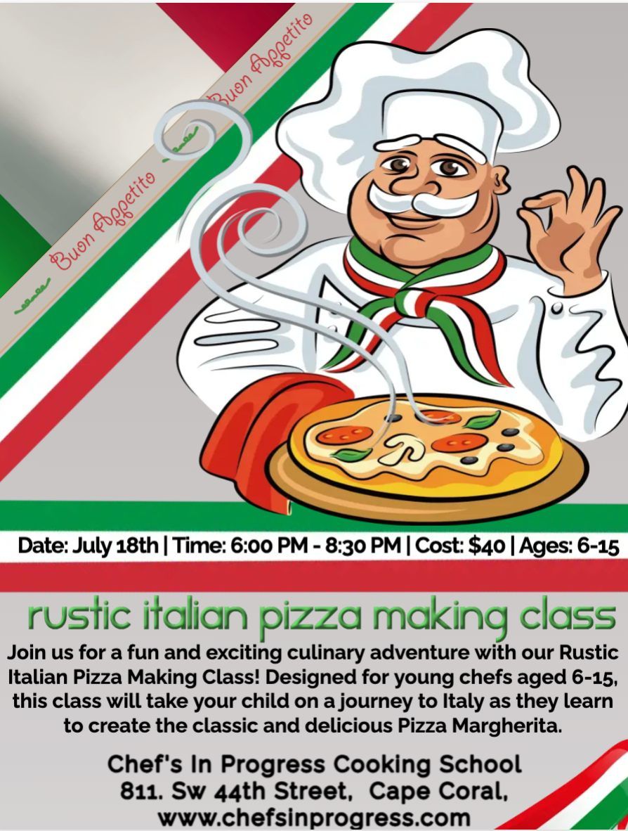 Rustic Italian Kitchen Pizza Making Class
