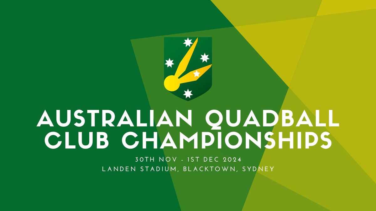 Australian Quadball Club Championships 2024