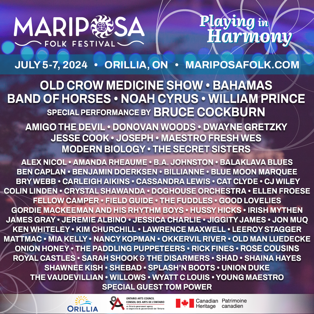 Mariposa Folk Festival with Old Crow Medicine Show