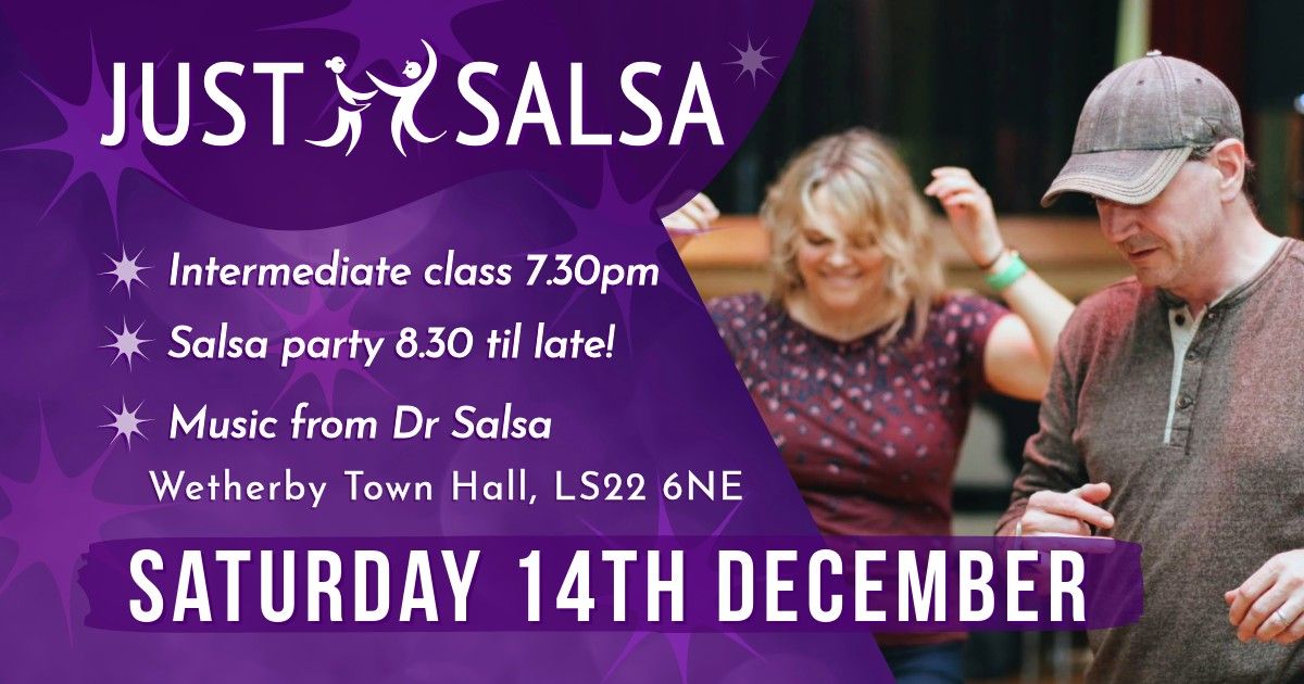 Just Salsa at Wetherby Town Hall - December 2024