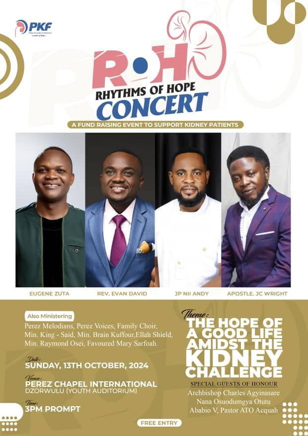 PKF Rhythms of Hope fundraising concert