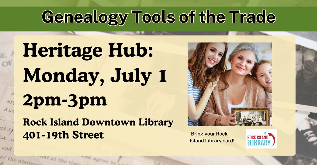 Genealogy Tools: Heritage Hub