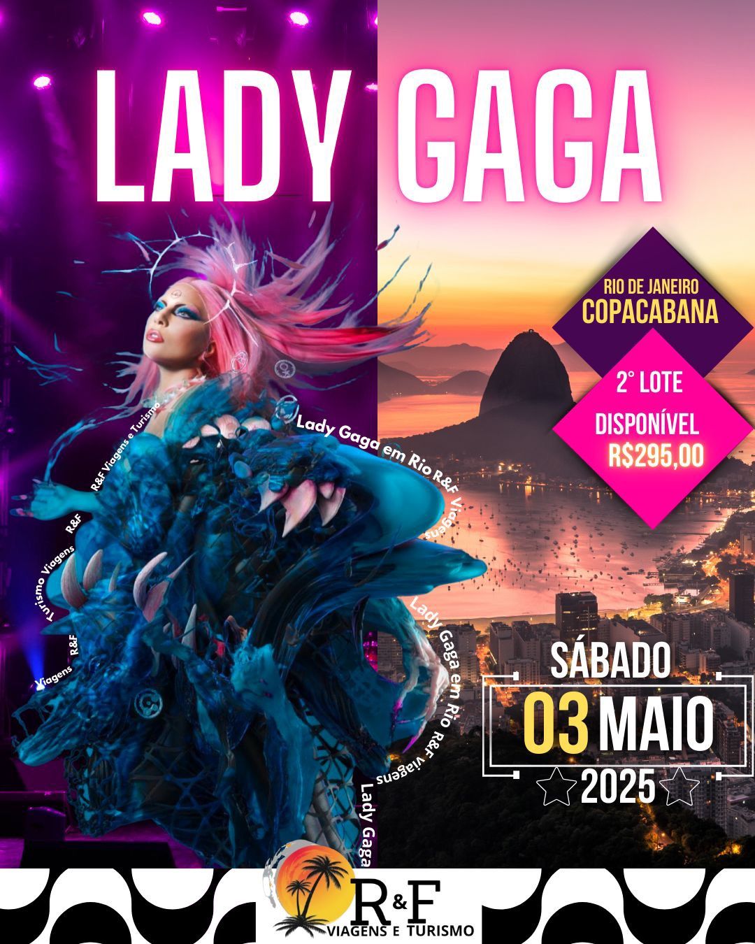 Show Lady Gaga em Copacabana 