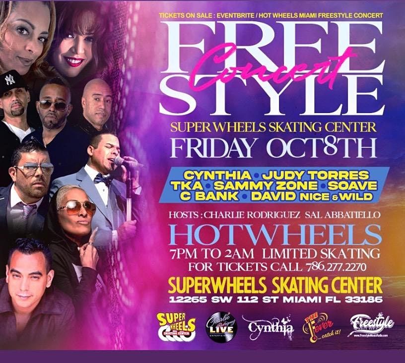 Freestyle Concert At Super Wheels Skating Center Miami Florida