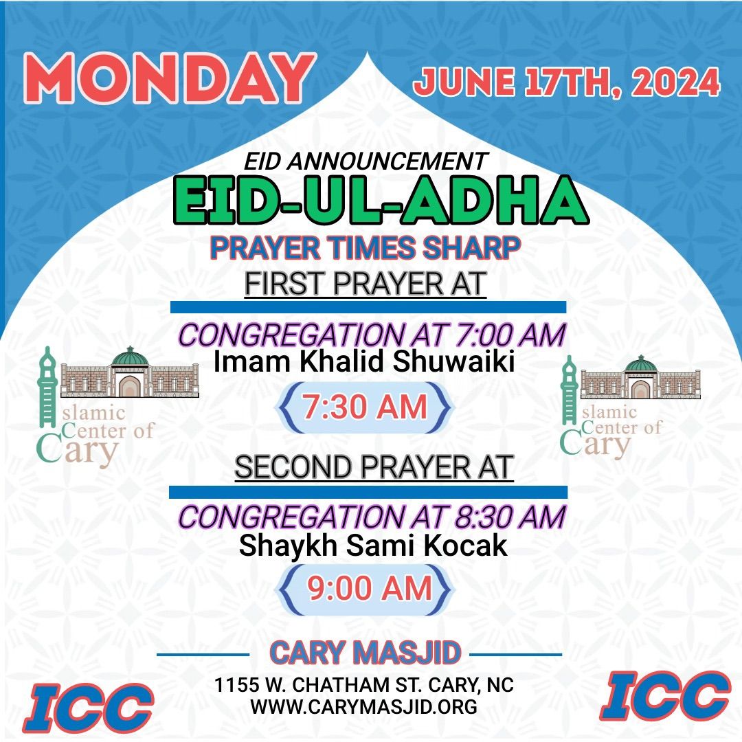 ICC Eid Ul-Adha Prayer