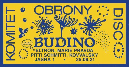 J1 | Komitet Obrony Disco w\/ Budino, Eltron & Marie Pravda