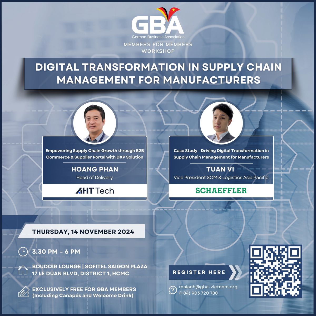 GBA Workshop "Digital Transformation in Supply Chain Management for Manufacturers"