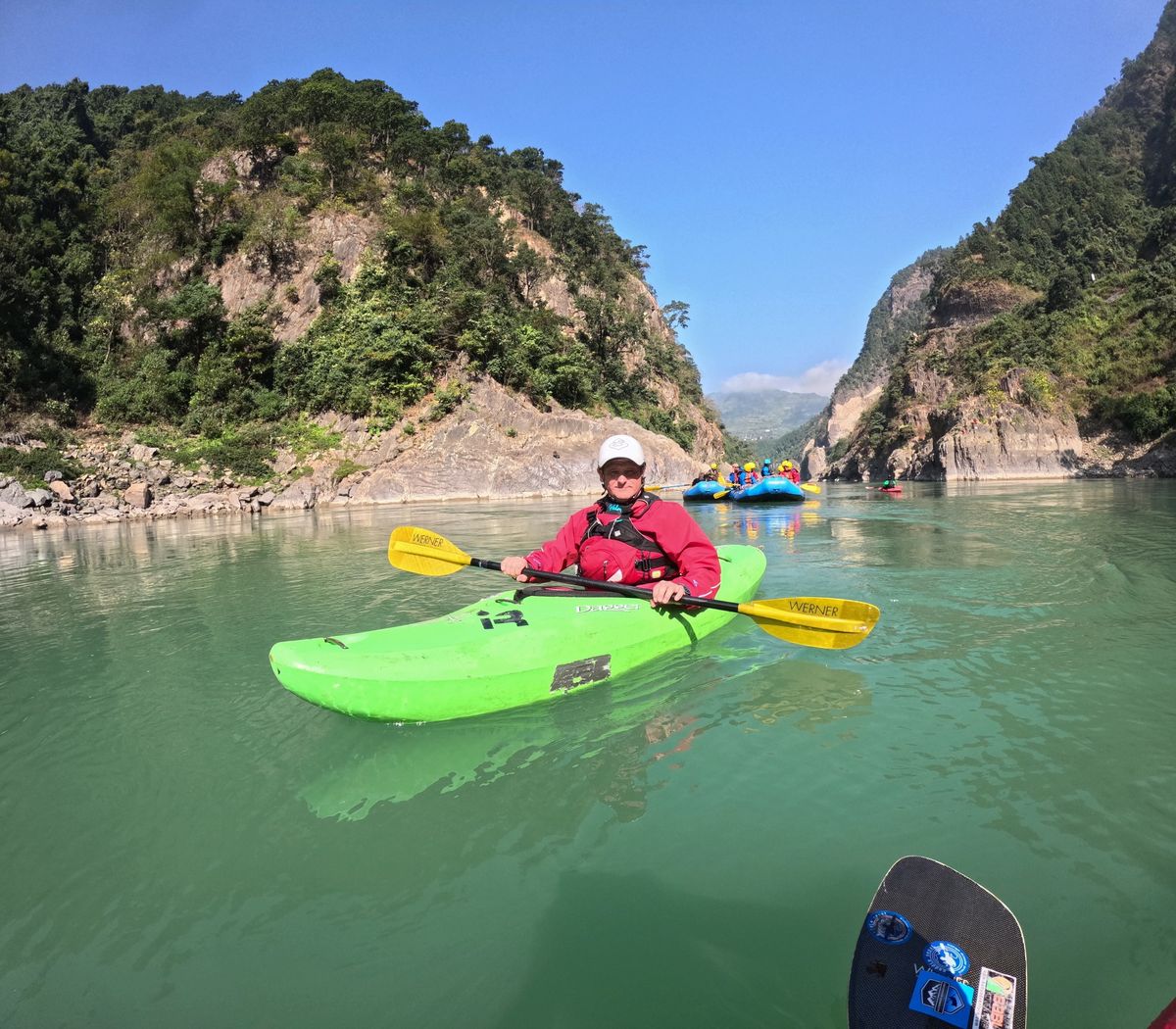 Become a white water kayaker (UK & Himalayas)