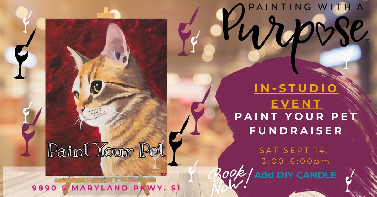 PAINT YOUR PET FUNDRAISER- ADD DIY CANDLE