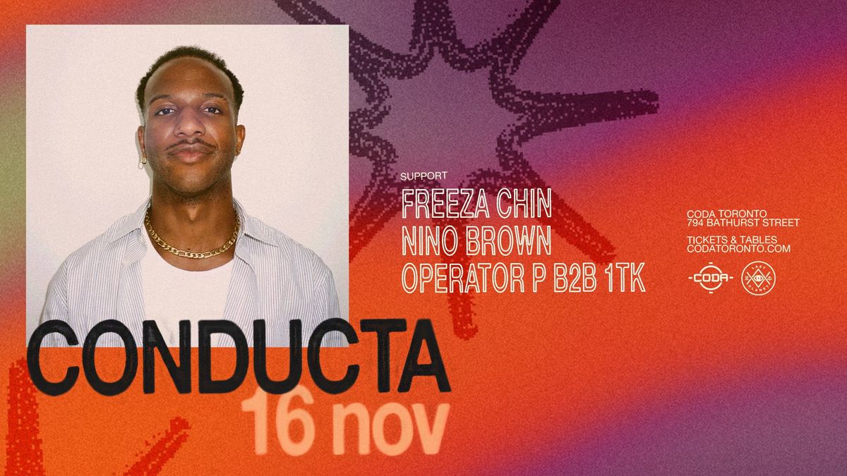 Conducta x CODA | November 16th