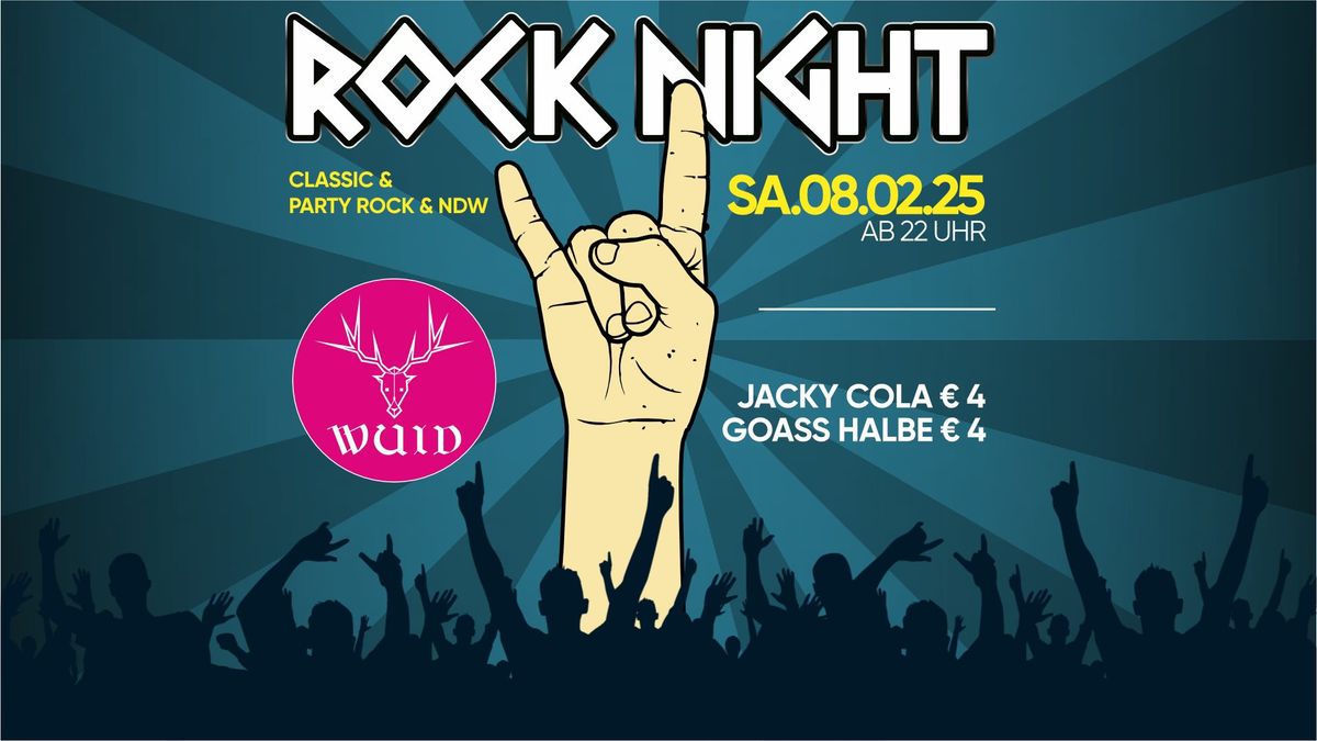 Wuid Rock Night | Sa. 8.2. | Wuid Straubing