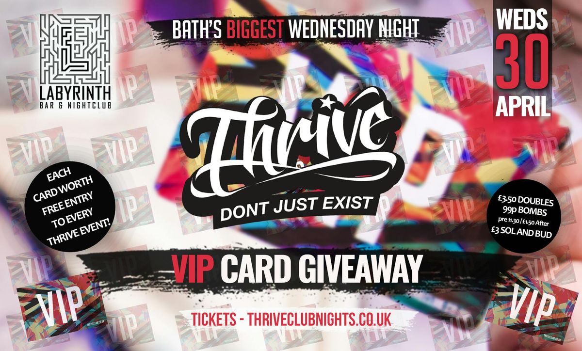 Thrive Wednesdays at Labs | \ud83d\udcb3 VIP CARD GIVEAWAY \ud83d\udcb3