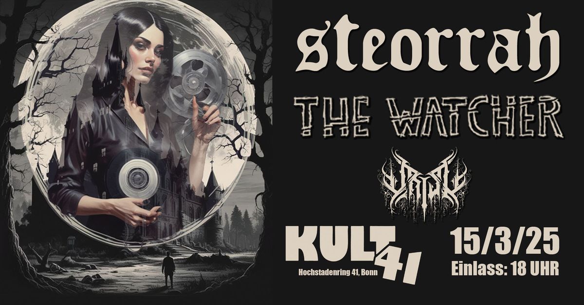 Steorrah + The Watcher + Urisk live at Kult41, Bonn