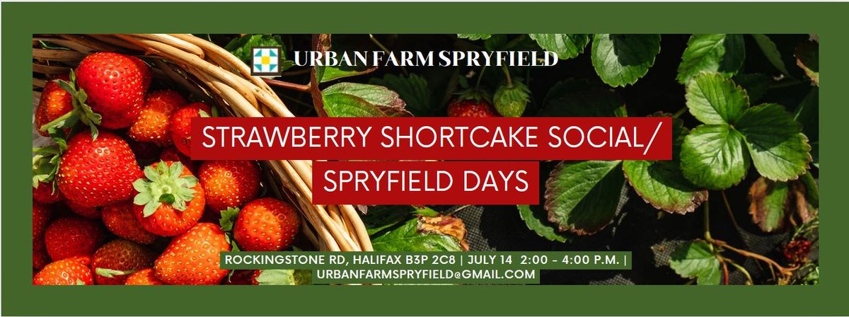 Strawberry Shortcake Social \/ Spryfield Days
