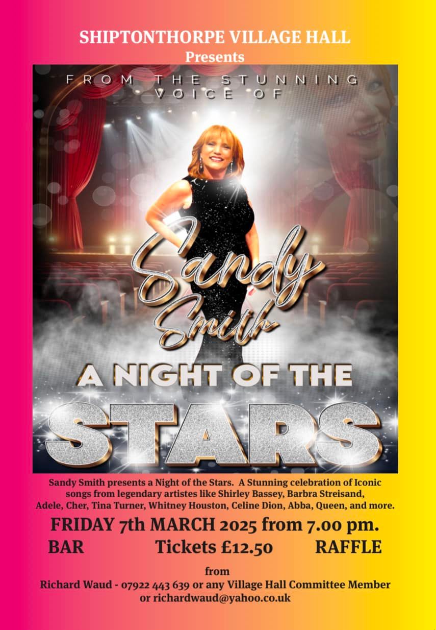 Sandy Smith brings you "Night of the Stars" - The Greatest Hits