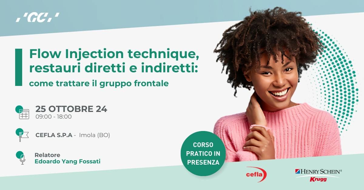 Flow Injection technique, restauri diretti e indiretti: come trattare il gruppo frontale